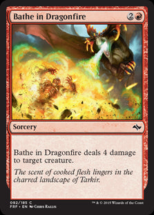 Bathe in Dragonfire - Fate Reforged - C - 92