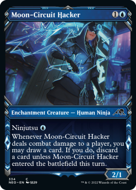 Moon-Circuit Hacker (Showcase) - Kamigawa: Neon Dynasty - C - 334
