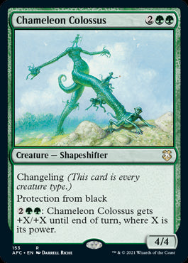 Chameleon Colossus - Commander: Adventures in the Forgotten Realms - R - 153