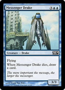 Messenger Drake - Magic 2014 (M14) - C - 63