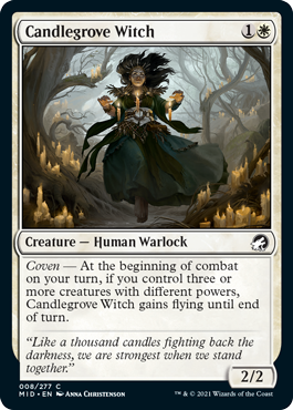 Candlegrove Witch - Innistrad: Midnight Hunt - C - 8