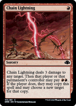 Chain Lightning - Dominaria Remastered - C - 113