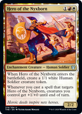 Hero of the Nyxborn - Theros Beyond Death - U - 219