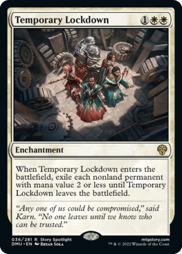 Temporary Lockdown - Dominaria United - R - 36