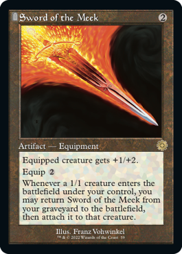 Sword of the Meek - The Brothers' War: Retro Frame Artifacts - R - 59
