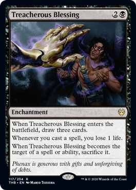 Treacherous Blessing - Theros Beyond Death - R - 117