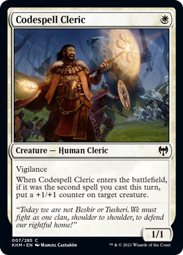 Codespell Cleric - Kaldheim - C - 7