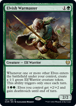 Elvish Warmaster - Kaldheim - R - 167