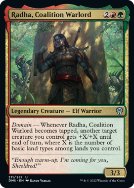 Radha, Coalition Warlord - Dominaria United - U - 211