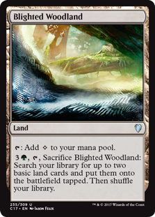 Blighted Woodland - Commander 2017 - U - 235