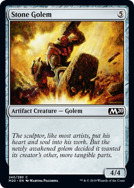 Stone Golem - Core Set 2020 - C - 240