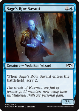 Sage's Row Savant - Ravnica Allegiance - C - 49