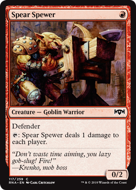 Spear Spewer - Ravnica Allegiance - C - 117