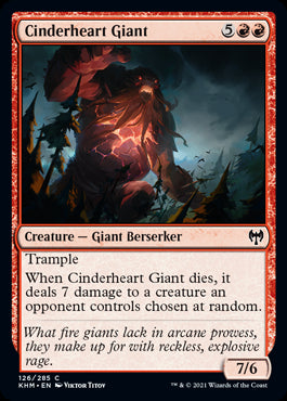 Cinderheart Giant - Kaldheim - C - 126
