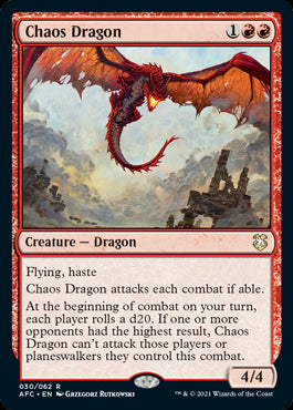 Chaos Dragon - Commander: Adventures in the Forgotten Realms - R - 30