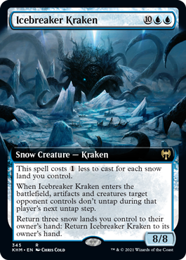 Icebreaker Kraken (Extended Art) - Kaldheim - R - 345