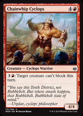 Chainwhip Cyclops - War of the Spark - C - 118