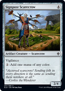 Signpost Scarecrow - Throne of Eldraine - C - 231