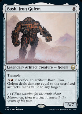 Bosh, Iron Golem - Commander 2021 - R - 237