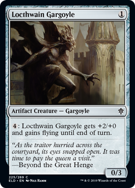 Locthwain Gargoyle - Throne of Eldraine - C - 225