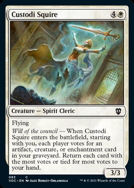 Custodi Squire - Commander: Innistrad: Crimson Vow - C - 83