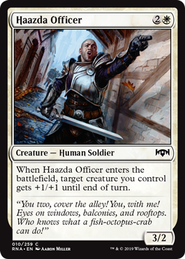 Haazda Officer - Ravnica Allegiance - C - 10