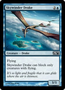Skywinder Drake - Magic 2012 (M12) - C - 75