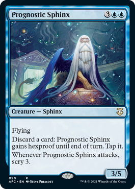 Prognostic Sphinx - Commander: Adventures in the Forgotten Realms - R - 90