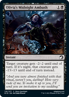 Olivia's Midnight Ambush - Innistrad: Midnight Hunt - C - 118