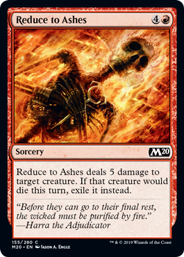 Reduce to Ashes - Core Set 2020 - C - 155