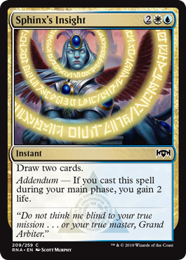 Sphinx's Insight - Ravnica Allegiance - C - 209