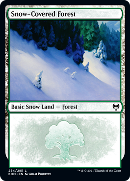 Snow-Covered Forest (284) - Kaldheim - L - 284