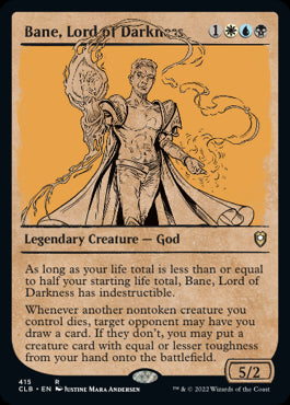 Bane, Lord of Darkness (Showcase) - Commander Legends: Battle for Baldur's Gate - R - 415