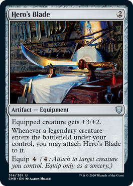 Hero's Blade (314) - Commander Legends - U - 314