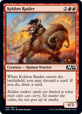 Keldon Raider - Core Set 2020 - C - 146