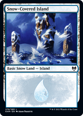 Snow-Covered Island (279) - Kaldheim - L - 279