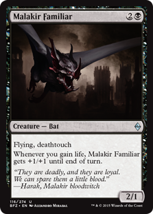 Malakir Familiar - Battle for Zendikar - U - 116