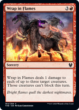 Wrap in Flames - Theros Beyond Death - C - 164