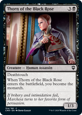 Thorn of the Black Rose - Commander Legends - C - 154