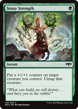 Stony Strength - Ravnica Allegiance - C - 143