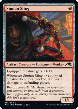 Simian Sling - Kamigawa: Neon Dynasty - C - 163