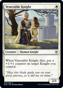 Venerable Knight - Throne of Eldraine - U - 35