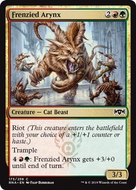 Frenzied Arynx - Ravnica Allegiance - C - 173