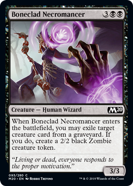 Boneclad Necromancer - Core Set 2020 - C - 93