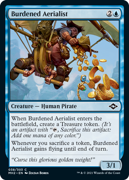 Burdened Aerialist - Modern Horizons 2 - C - 38