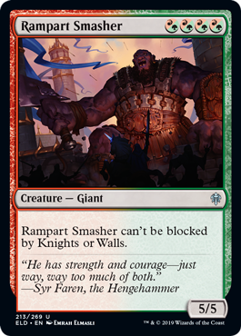 Rampart Smasher - Throne of Eldraine - U - 213