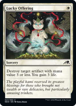Lucky Offering - Kamigawa: Neon Dynasty - C - 27