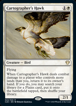 Cartographer's Hawk - Commander 2020 - R - 24