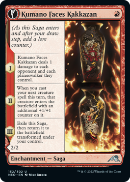 Kumano Faces Kakkazan - Kamigawa: Neon Dynasty - U - 152