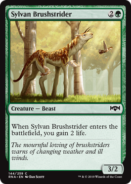 Sylvan Brushstrider - Ravnica Allegiance - C - 144